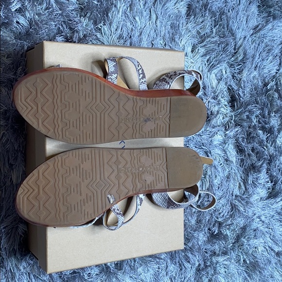 LUCKY BRAND SNAKESKIN SANDAL - Picture 3 of 5